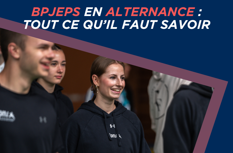 élèves suivant un bpjeps en alternance