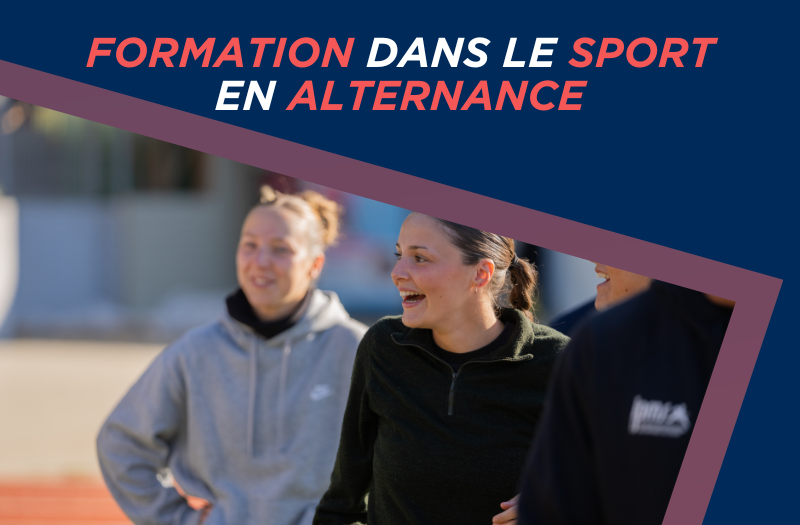 élève suivant une formation dans le sport en alternance