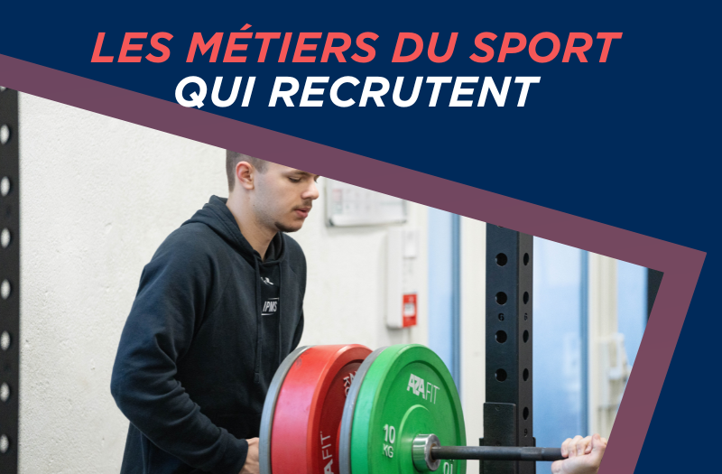 les métiers du sport qui recrutent